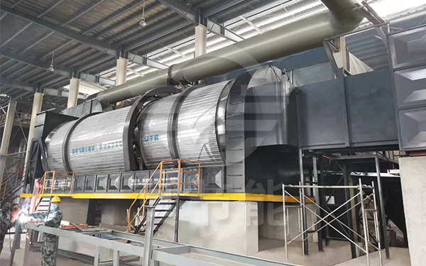 淀粉渣烘干機(jī)案例現(xiàn)場